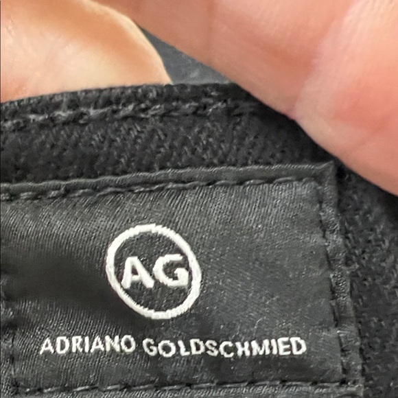 Ag Adriano Goldschmied Black Ultra High Rise Wide leg DEVEN Jeans - Picture 2 of 9